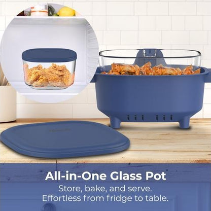 4-in-1 Portable Glass Air Fryer