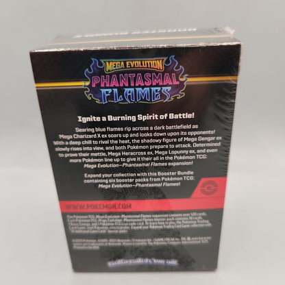 NEW Pokemon Mega Evolution Phantasmal Flames Booster Bundle. SEALED